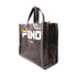 FENDI GHW Tote Bag 8BH357 Coated Canvas Black