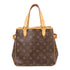 LOUIS VUITTON LV GHW Batignolles Hand Bag/Tote Bag M51156 Monogram Brown