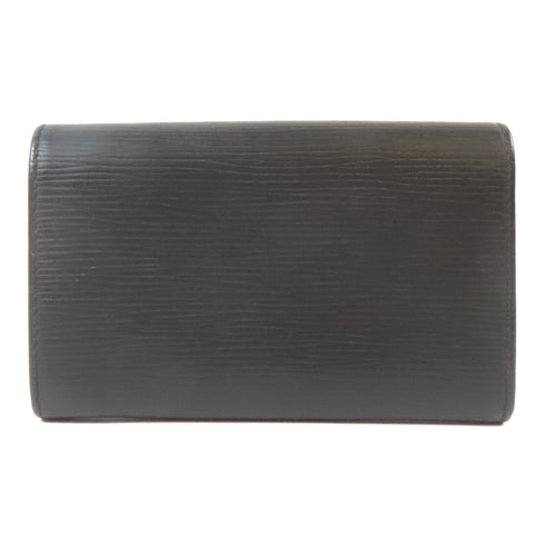 LOUIS VUITTON LV GHW Portefeuille Tresor Wallet M63972 Epi Leather Black
