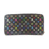 LOUIS VUITTON LV GHW Zippy Wallet M60243 Monogram Multicolore Black