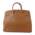 HERMES PHW Birkin 35 Handbag Swift Leather Brown