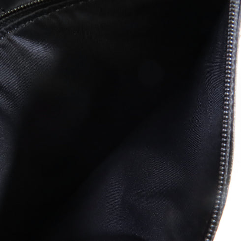 CHANEL Quilted CC SHW Biarritz Large Tote Bag Coated Canvas Black