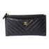 CHANEL CC GHW Long Wallet Lambskin Leather Black