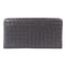 BOTTEGA VENETA BV Long Wallet Lambskin Leather Grey