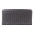 BOTTEGA VENETA BV Long Wallet Lambskin Leather Grey