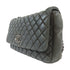 CHANEL Quilted CC SHW Chain Shoulder Bag Calfskin Leather Black v8