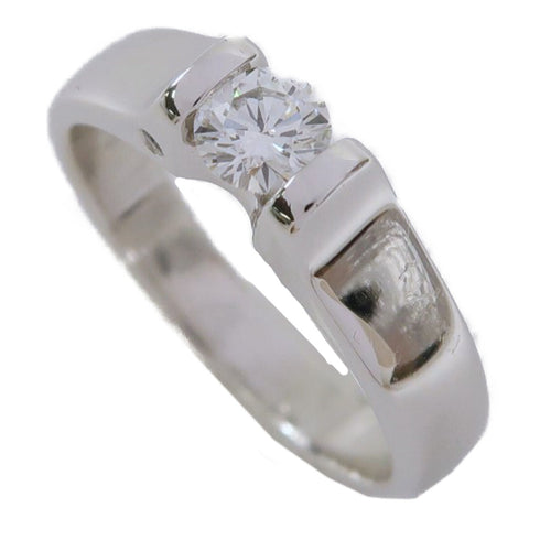 FINE JEWELRY 0.32ct 0.01ct Diamond Ring PT900 Platinum US#6