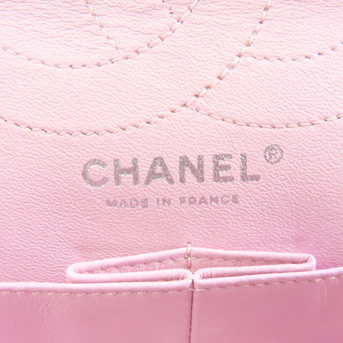 CHANEL Quilted CC SHW 2.55 Chain Shoulder Bag #12874718 Lambskin Leather Pink