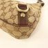 GUCCI GG GHW Abbey Shoulder Bag 130738 Canvas Brown