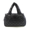 CHANEL Quilted CC SHW Co Co Cocoon Handbag Nylon Black