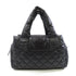 CHANEL Quilted CC SHW Co Co Cocoon Handbag Nylon Black