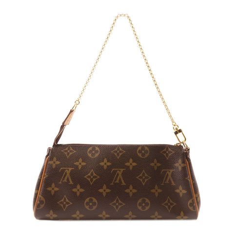 LOUIS VUITTON LV GHW Eva 2 Way Shoulder Bag M95567 Monogram Brown v1