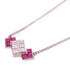 Jewelry 0.87ct Ruby 0.67 Diamond Necklace PT850 Platinum