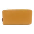 HERMES PHW Zipped Silk In Long Wallet Veau Epsom Leather Gold Brown