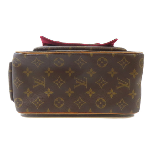 LOUIS VUITTON LV GHW Excentri-cite Handbag M51161 Monogram Brown Red
