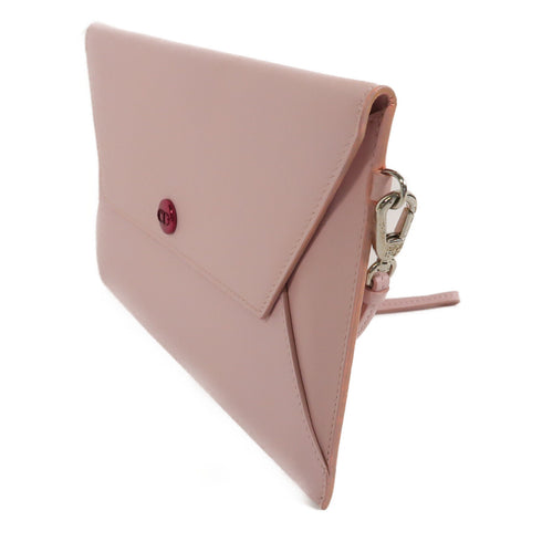 Christian Dior CD SHW Dior Addict Clutch Bag Calfskin Leather Pink