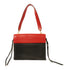 Valentino GHW Shoulder Bag Calfskin Leather Black/Red