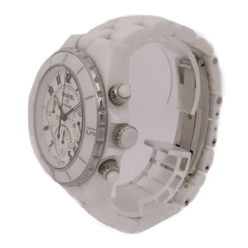 CHANEL CC J12 H1007 Automatic Watch Ceramic/Stainless Steel White