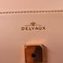 DELVAUX GHW Tempete MM 2 Way Shoulder Bag Calfskin Leather