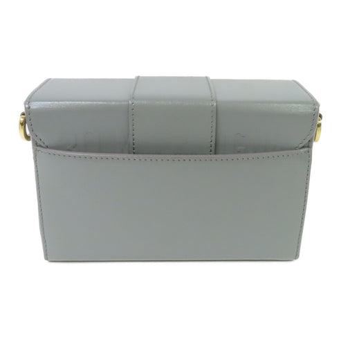 Christian Dior CD GHW 30 Montaigne Shoulder Bag M9204 Calfskin Leather Gray