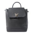 LOUIS VUITTON LV SHW Lock Me Backpack M41815 Calfskin Leather Black Noir v1
