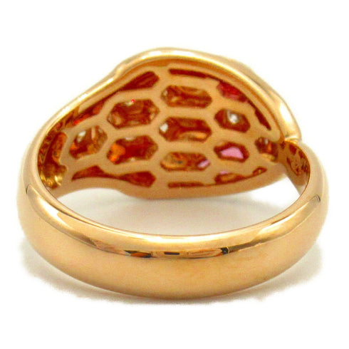 BVLGARI Serpenti Ring 18K Pink Gold US#6.75