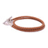 HERMES PHW Collier Glenan Necklace Leather 37/Gold