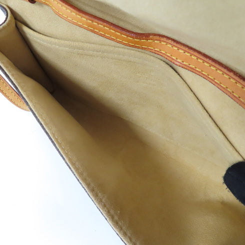 LOUIS VUITTON LV GHW Pochette Twin GM Shoulder Bag M51852 Monogram Brown v2