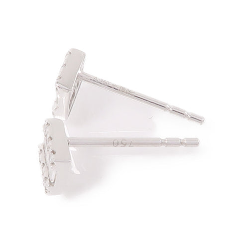 JEWELRY 0.08ct/0.08ct Diamond Earrings 18K White Gold