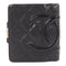 CHANEL CC SHW Cambonline Wallet Lambskin Leather Black