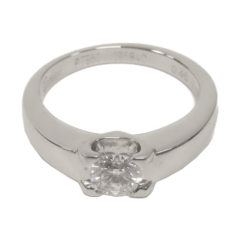 CARTIER 0.45ct Diamond Ring Cartier#50 US#6 PT950 Platinum