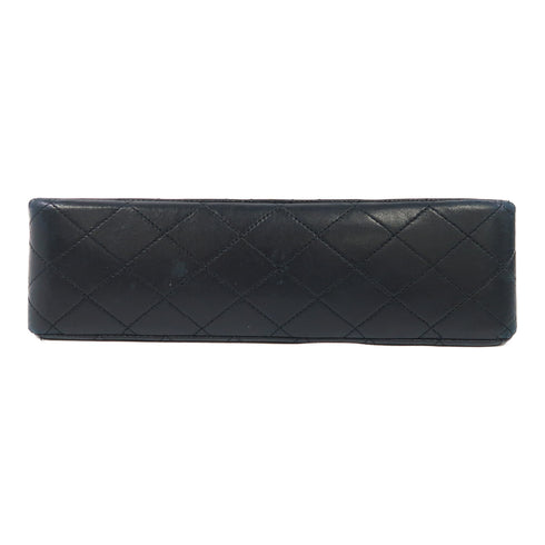 CHANEL Quilted CC GHW Vintage Classic Bag Chain Shoulder Lambskin Leather Black