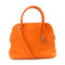HERMES PHW Bolide 31 Handbag Shoulder Bag Clemence Leather Orange