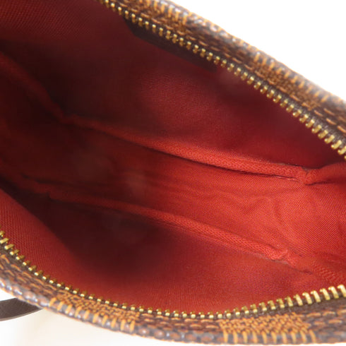 LOUIS VUITTON LV GHW Trousse Makeup Accessory Pouch Handbag N51982 Damier Brown