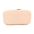 CHANEL CC GHW Vanity Case 2 Way Shoulder Bag Lambskin Leather Beige