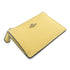 COACH GHW Card Case Calfskin Leather Yellow