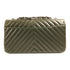 CHANEL CC SHW Chain Shoulder Bag Calfskin Leather Green v3