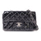 CHANEL CC SHW Mini Classic 20 Chain Shoulder Bag Patent Leather Black