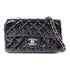 CHANEL CC SHW Mini Classic 20 Chain Shoulder Bag Patent Leather Black