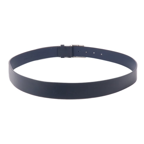 BALENCIAGA SHW Belt 570370.4611 Calfskin Leather Navy
