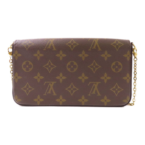 LOUIS VUITTON LV GHW Pochette Felicie Chain Shoulder Bag M61276 Monogram Brown v4