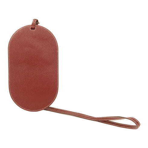 HERMES In The Loop Pouch Chevre Leather Rouge