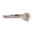 Fine Jewelry 0.40ct Diamond Ring 18K White Gold US#6