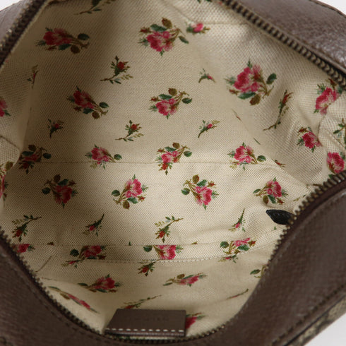 GUCCI GG GHW Neo Vintage GG Supreme Shoulder Bag 476466 Coated Canvas Brown