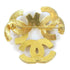CHANEL CC Brooch Pin Metal Gold v1