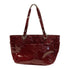 COACH SHW Tote Bag Handbag F17728 Patent Leather Red