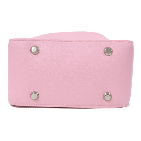 BALENCIAGA SHW 2 Way Shoulder Bag Calfskin Leather Pink