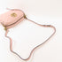 GUCCI GHW GG Marmont Shoulder Bag 447632 Calfskin Leather Pink