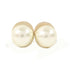 Christian Dior CD Earrings Metal/PVC Gold White