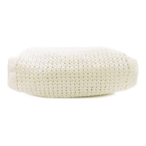 Miu Miu GHW Tote Bag Shoulder Bag PVC 5 BG 230 White